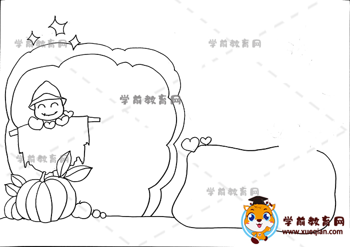 感恩节英语手抄报