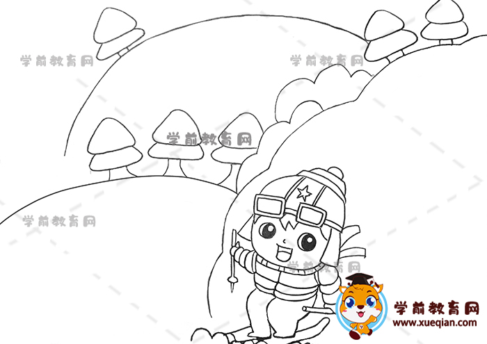 冬天手抄报
