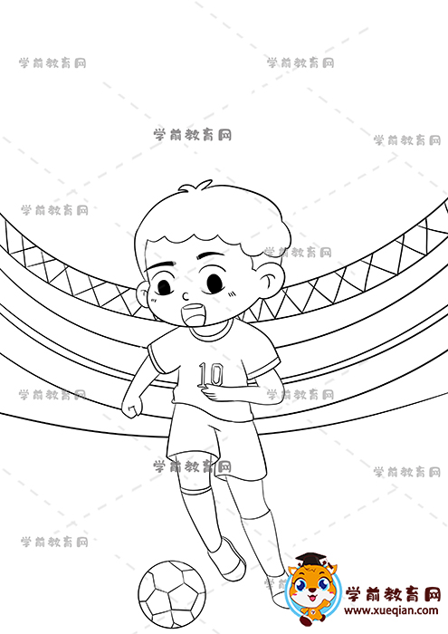 世界杯儿童画