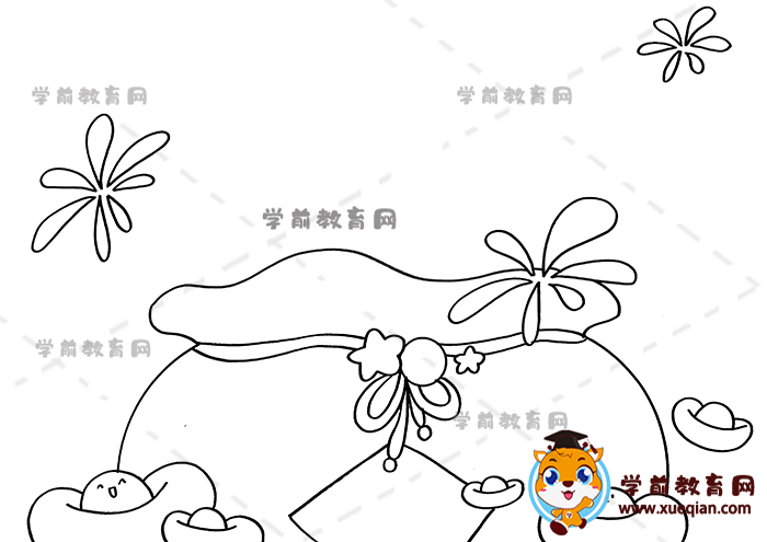 春节儿童画