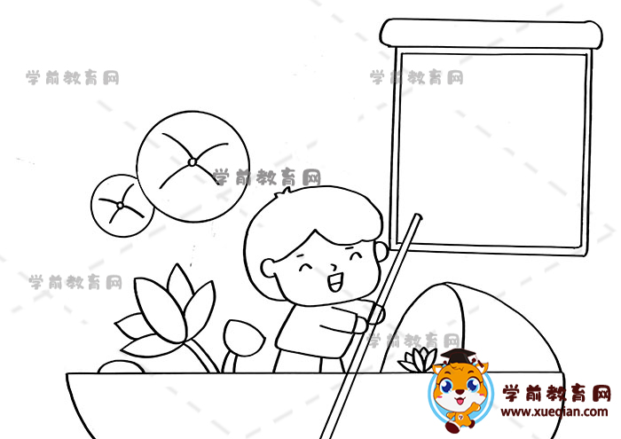 池上诗配画