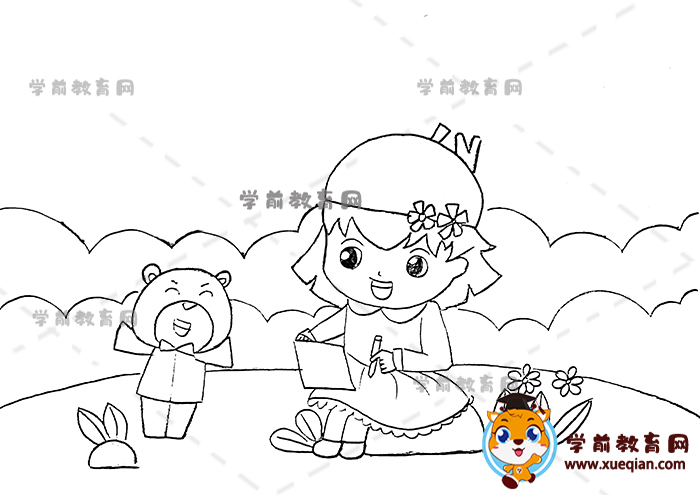 秋天儿童画