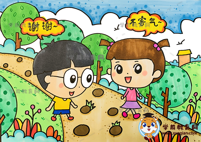 推广普通话宣传画