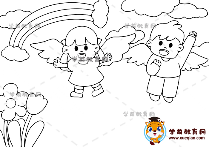我的梦想儿童画