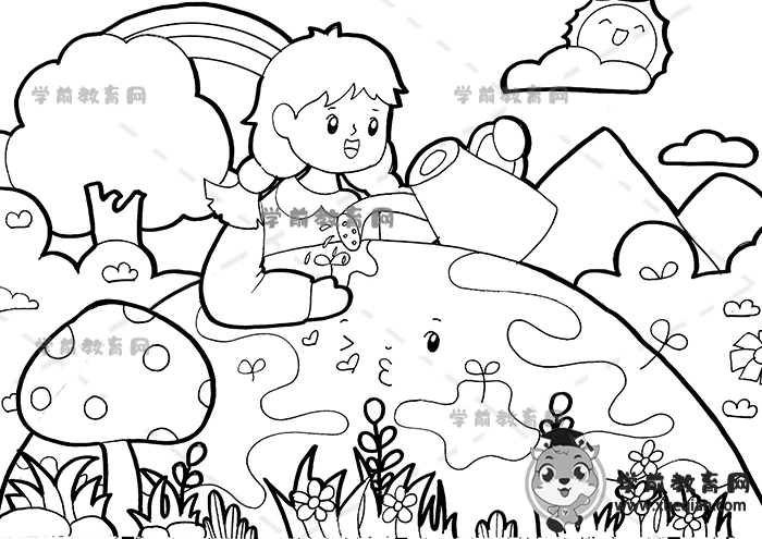 保护环境儿童画