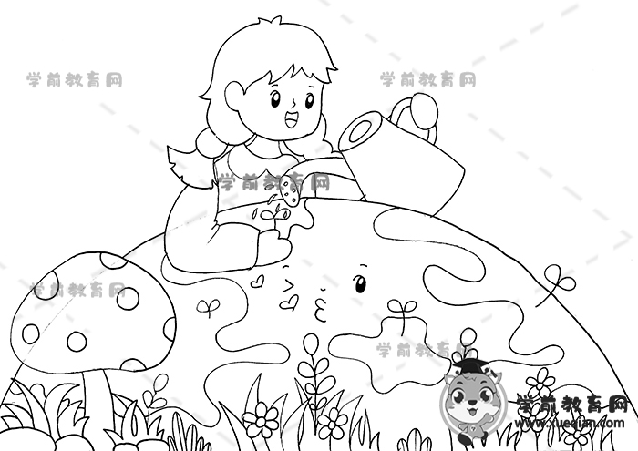保护环境儿童画