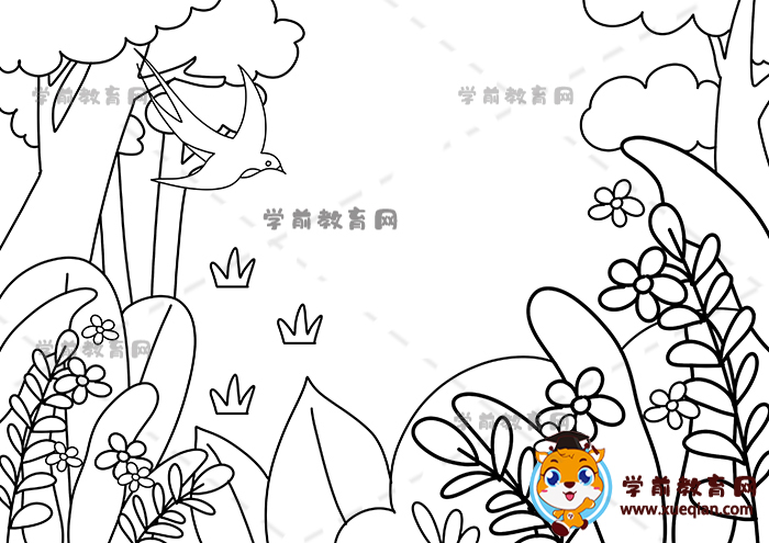 春天儿童画