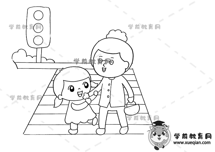 交通安全儿童画