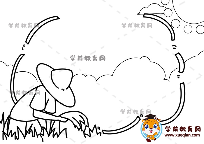 春耕手抄报