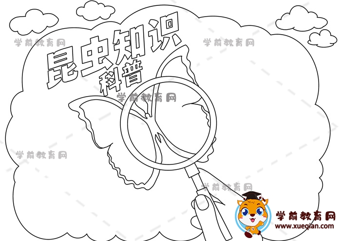 昆虫知识科普手抄报
