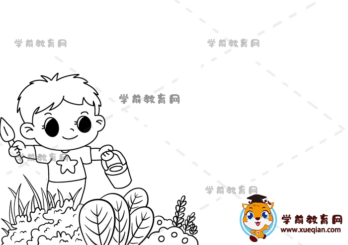 走进夏天手抄报